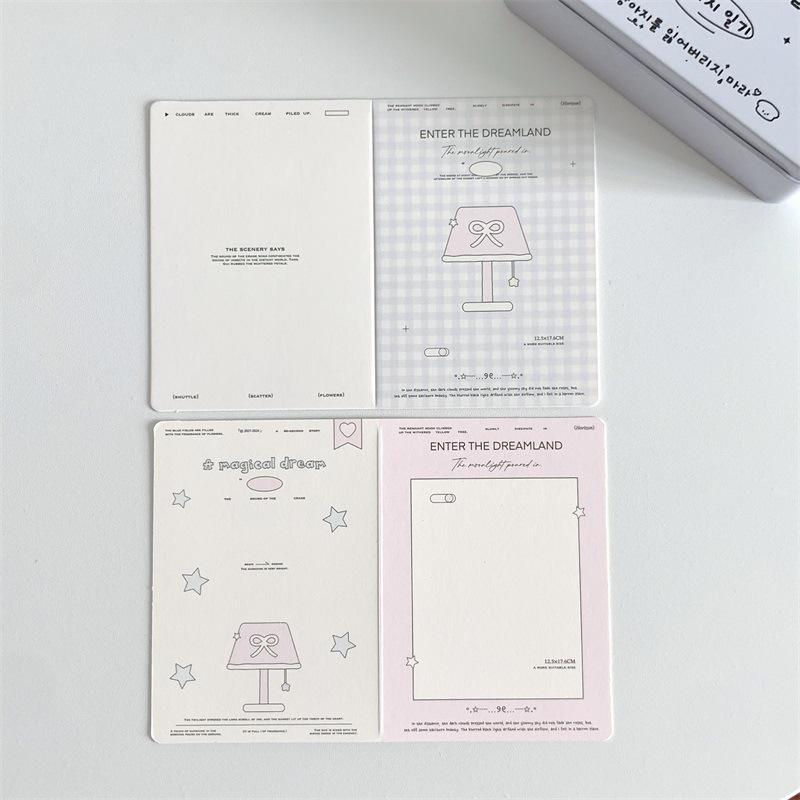Mini Fold-Over Greeting Card Stock: DIY Message Holder & Decorative Package