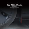 Tesla Model 3 & Y Mudguards: Front & Rear TPE No-Drill Flaps
