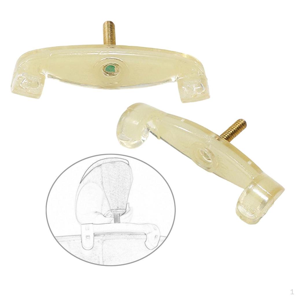 Violin Shoulder Rest Feet Repair Parts Anti Slip Rubber Compact Easy To Install Universal Musical