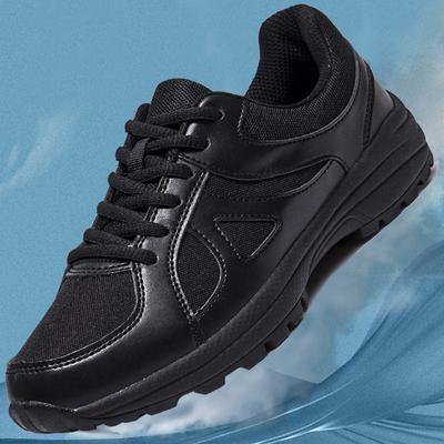 New Physical Training Shoes Black Non-slip Comfortable Lightweight Fire Training Shoes Mesh Breathable Sneakers