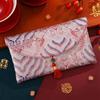 Traditional New Year Red Envelope Cloth Red Packet HongBao 2026 Lucky Money Bag  Wedding