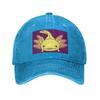 Axolotls Perfect Axolotl Saying Cute Axolotl Kawaii Denim Fabric Cap Casual Baseball Caps Adjustable Hat Unisex Baseball Hats