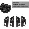 For BMW 5 Series F10 520 528 525 2011-2017 Carbon Fiber Style Car Interior Door Handle Bowl Cover Trim