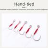 TWM Triangular Tooth Iron Fish Hook for Freshwater Perch Fishing Accessories
