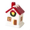 Ceramic Christmas Village House Building Home Decor Figurine Light Up for Winter
