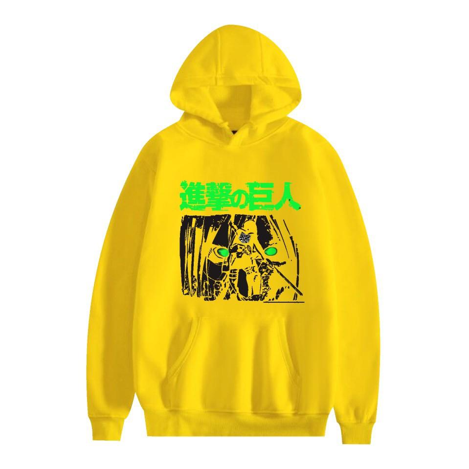 Unisex Attack on Titan Hoodie Sweatshirt Cartoon Printed Streetwear Hoodies for Couples Men Women
