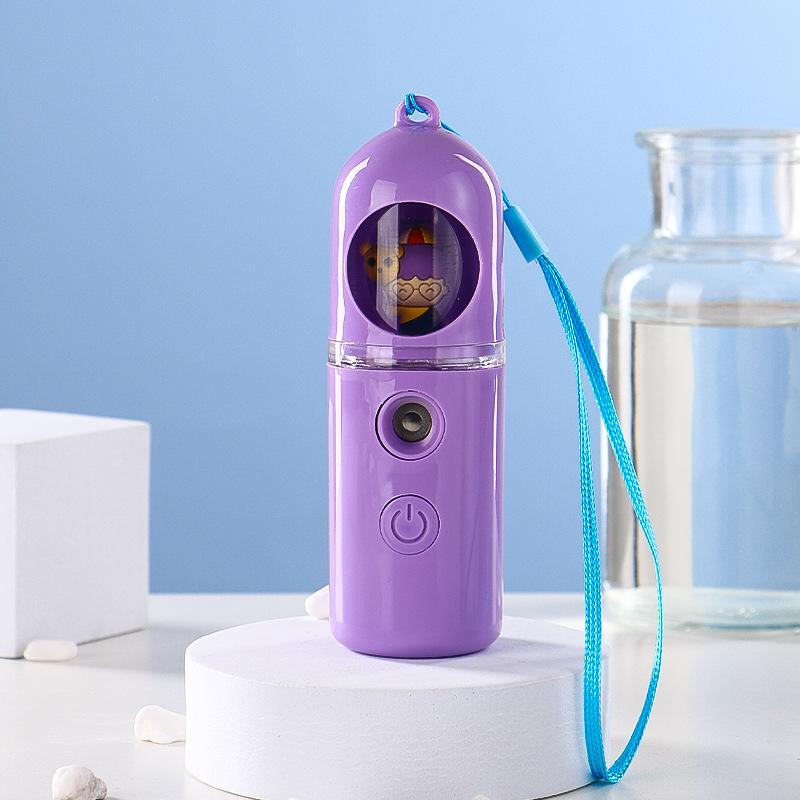 Portable Rechargeable Nano Spray Hydrator: Handheld Facial Steamer & Pet Disinfection Device