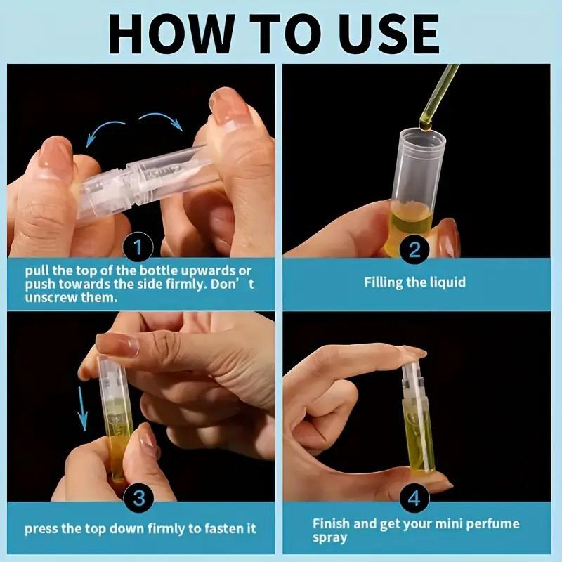 100 Stuks 10ml 5ml 3ml Glazen Sprayflesje Draagbaar Mini Navulbaar Parfuum Lege Fles Verstuiver Pomp Sprayflesje Transparant