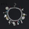 Mode Alice im Wunderland Kater Hutmacher Hase Magisches Armband Armreif Schmuck Geschenk