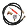 0-200PSI Pressure Gauge Air Tank Testing Kit With Brass Valves Leak Detector For Industrial Vehicle Maintenance