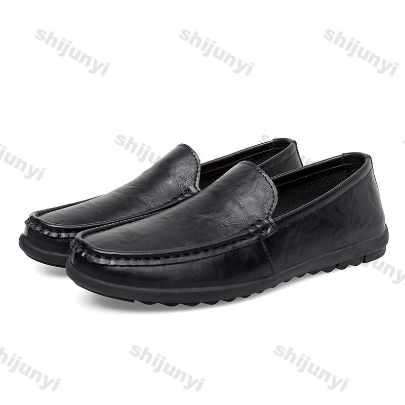 Fashion Large Size Men's Casual Shoes 2025 Spring Summer New Lightweight Comfortable Slip On Flats Soft Sole Non Slip Vulcanized Shoes