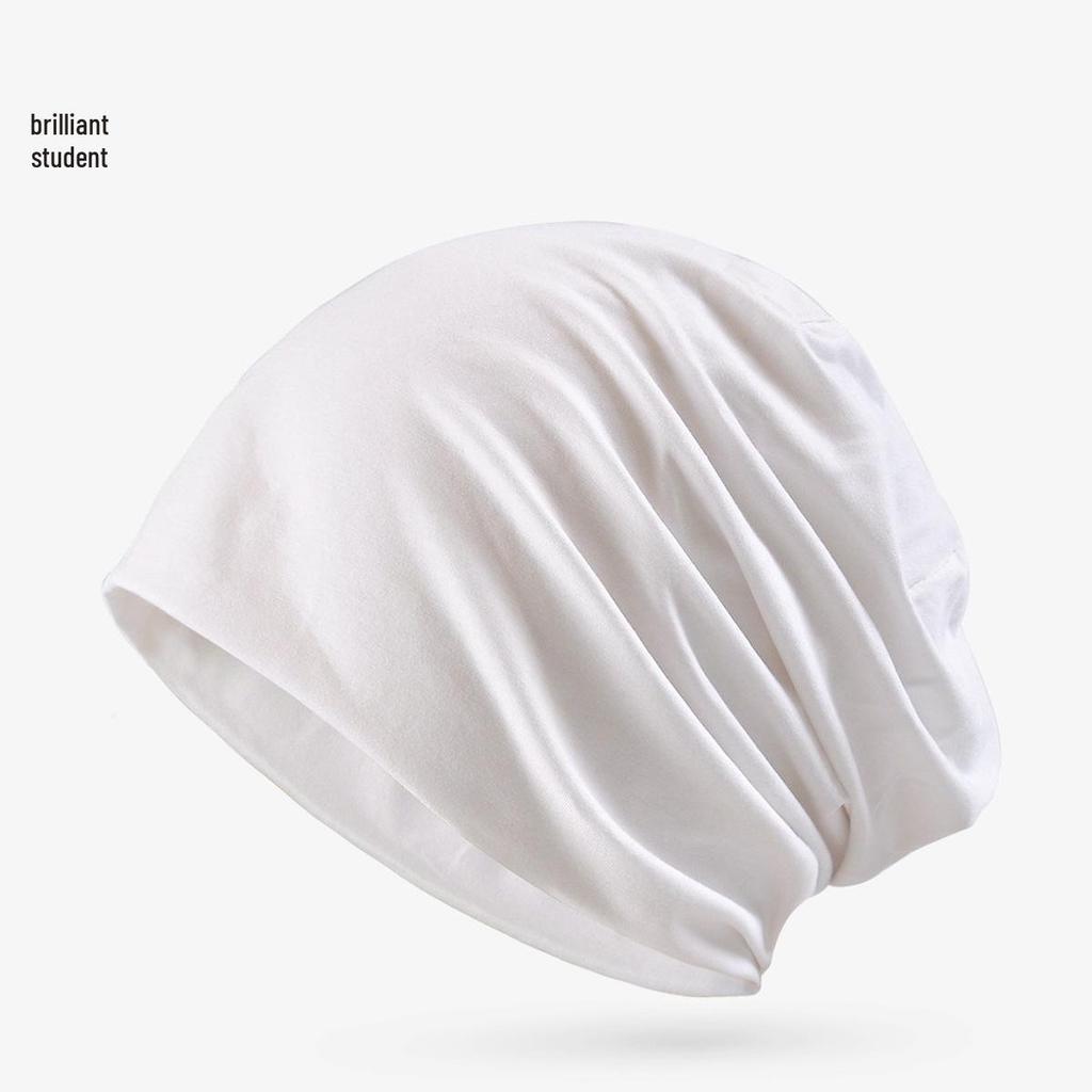 Versatile Cotton Beanie: Thin, Cuffed, Plain Style for Men & Women