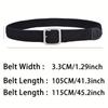 Women's Belt Casual Woven Elastic Belt Outdoor Sports Men's Belt Climbing Work Belt Jeans Suit Pants Men's And Women's Universal