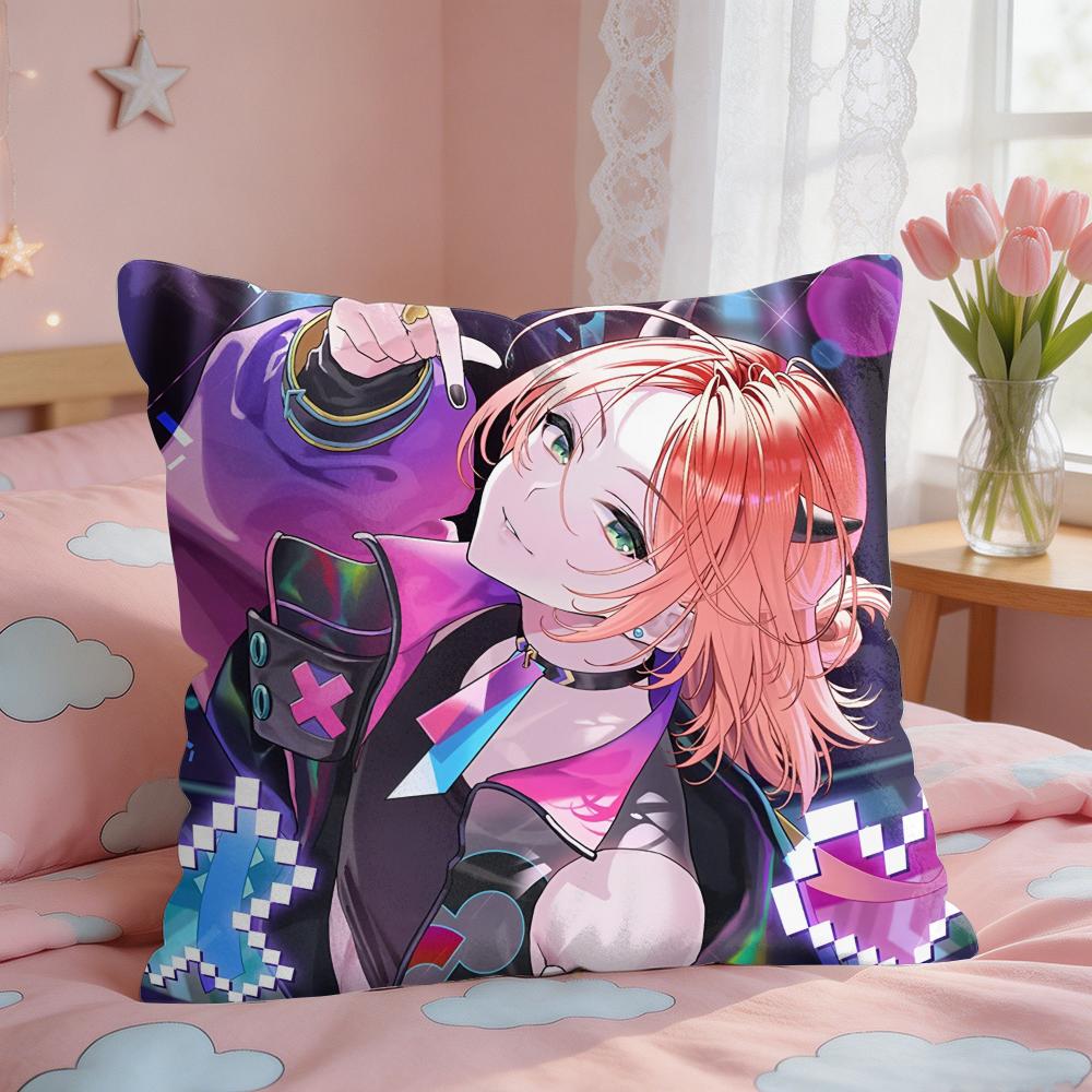 EEnsemble Stars Anime Cushion Cover Square Short Plush Pillow Case Living Room Sofa Home Decor Funda X