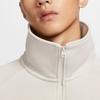 Nike Tech Futura Solid Color Comfortable Pullover Fashion Long Sleeve Half Zip Sweatshirt Men sweatshirt Light-Brown FZ7569104