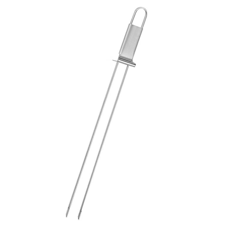 Stainless Steel Semi-Automatic BBQ Skewer Forks