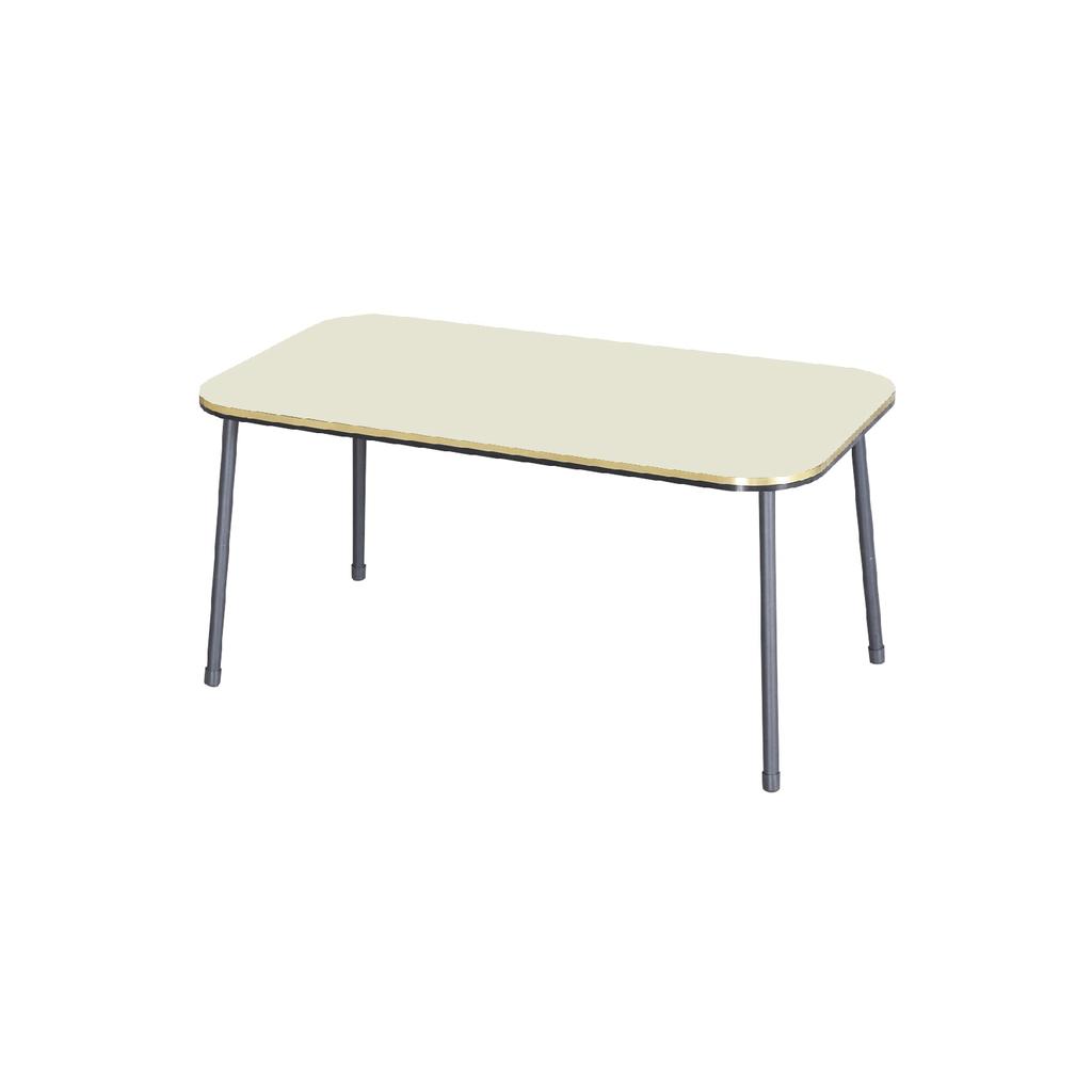 Coffee Table Kr Black Metal Leg Double Gold White