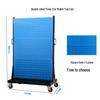 Mobile Double-Sided 3-Tier Tool Storage Rack