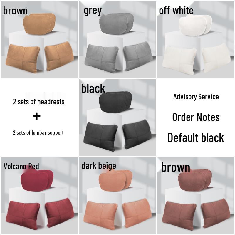 BMW Mini Headrest & Lumbar Support Pillow - Neck Protection & Interior Decoration