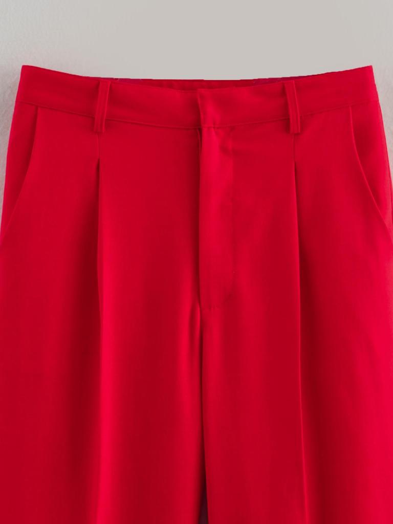 European & American Women's Fashion: Hot-Selling Suit Vest + Straight-Leg Pants Two-Piece Set