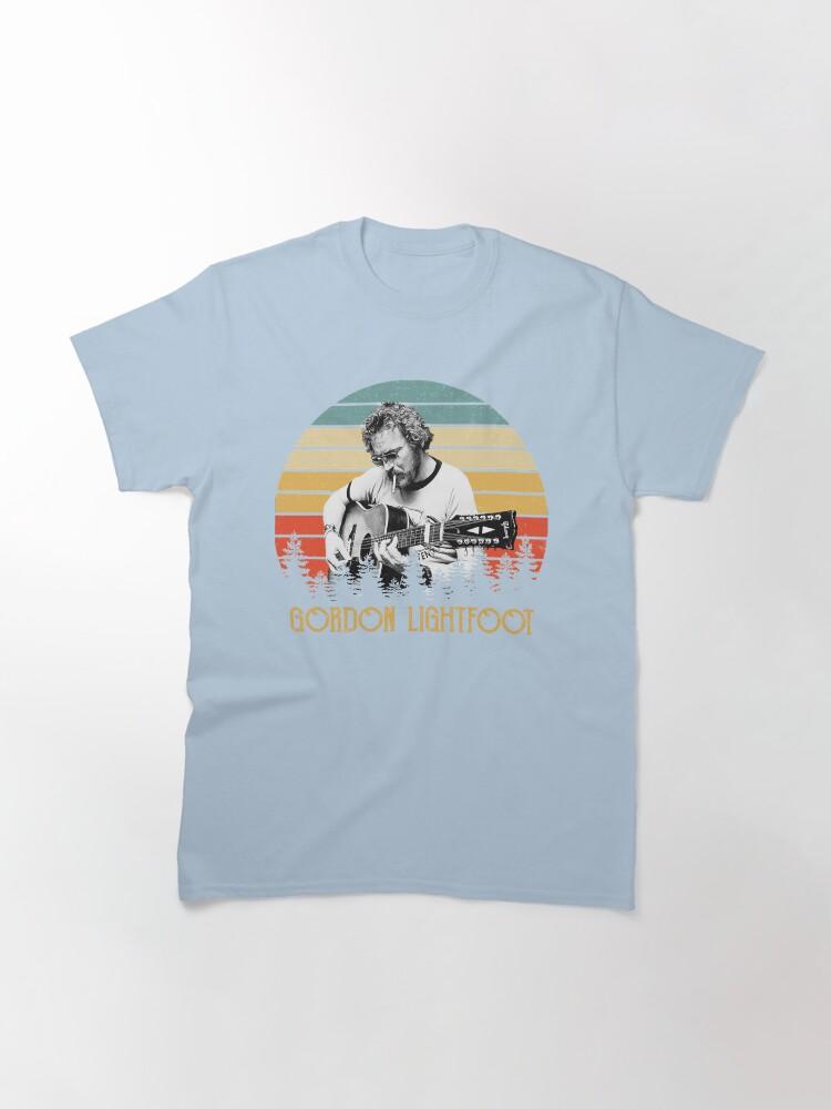 Gordon Lightfoot Music Vintage Retro Vintage 80S Gordon Folk Music Love You Fans Classic T-Shirt
