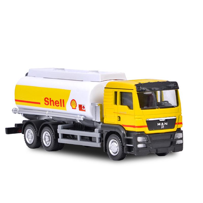 MAN SCANIA Oil Tank Truck TOTAL Shell bp FUEL Castrol Diecast & Toy Vehicles RMZ city 1:64 Alloy Model Car Gifts For Children