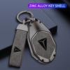 Zinklegering Leer Auto Sleutelhoesje Changan Deepal S7 Sl03 S09 S07 G318 S05 L07 Sleutelhanger Auto Afstandsbediening Sleutel Beschermhoesje