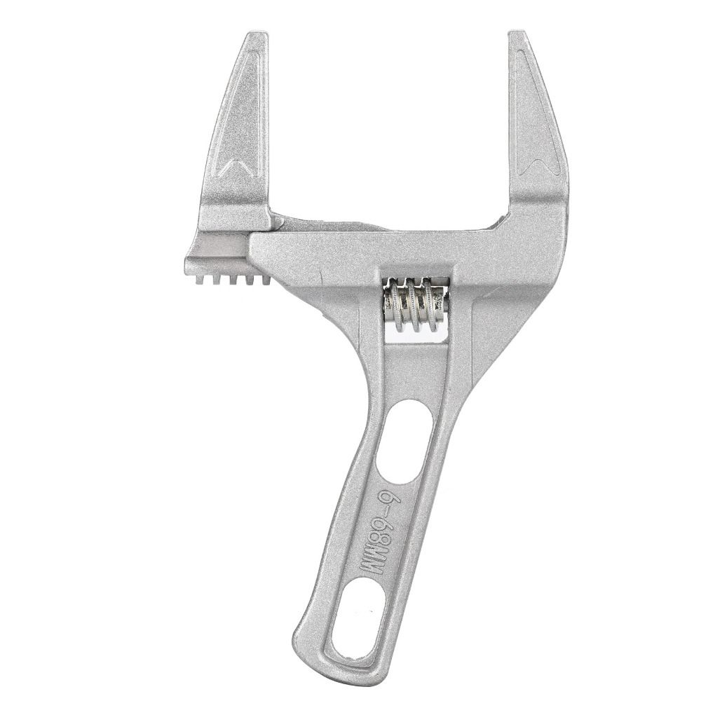 6-68mm Verstellbarer Schraubenschlüssel Aluminiumlegierung Kurzer Schraubenschlüssel Affenschlüssel Sanitärrohrleitung