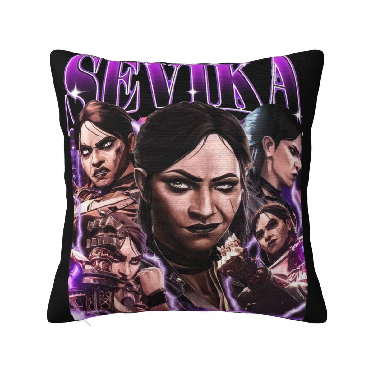 

Севика Джейс Кейтлин Виктор Иисус Ви Аркейн Наволочка Чехол для подушки Украшение Наволочка Чехол Домашний на молнии 30x30cm 12x12in