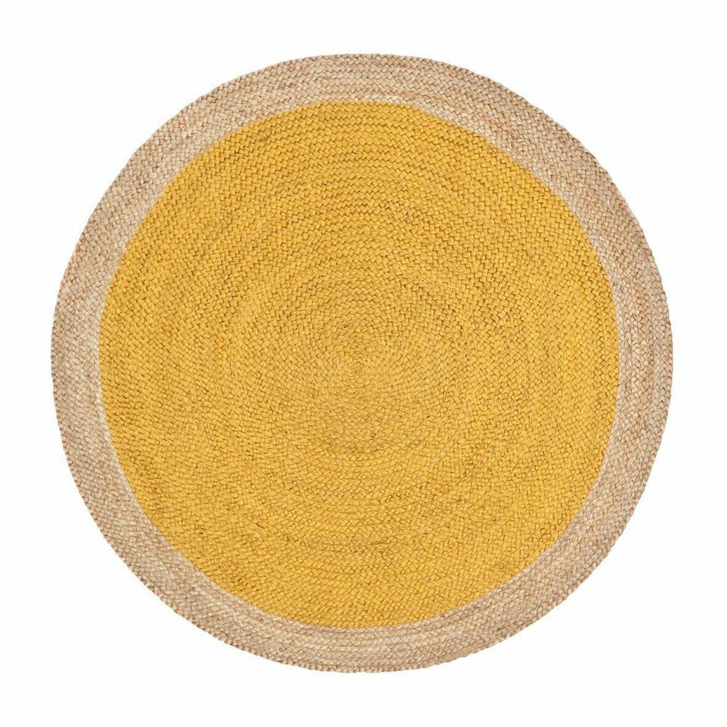 Jute Rug Round Rug Handmade Natural Rug for Any Space Look Rustik Decor For Any Space Area