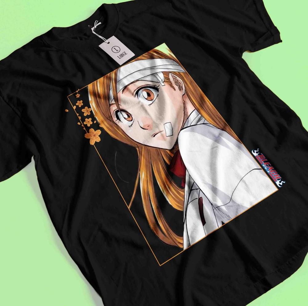 

Orihime Inoue Shirt Bleach Anime Tshirt Aizen T-Shirt Ichigo Bankai Yhwach Tee XL