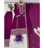 Ensemble Salwar Kameez Bollywood pour Femme - Salwar Suit en Fausse Georgette pour Fête - Designer Indien