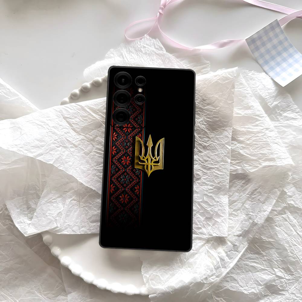 U-Ukraines Flag Phone Case For Samsung S 24 Fe 25 Ultra Plus 20 Lite 21 30 22 23 24 22 Ultra 5G Fundas
