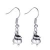 Bat Spider Dangle Earrings Women Jointed Skeleton Long Ear Drop Earrings Stud Halloween Goth Punk Costume Accessories