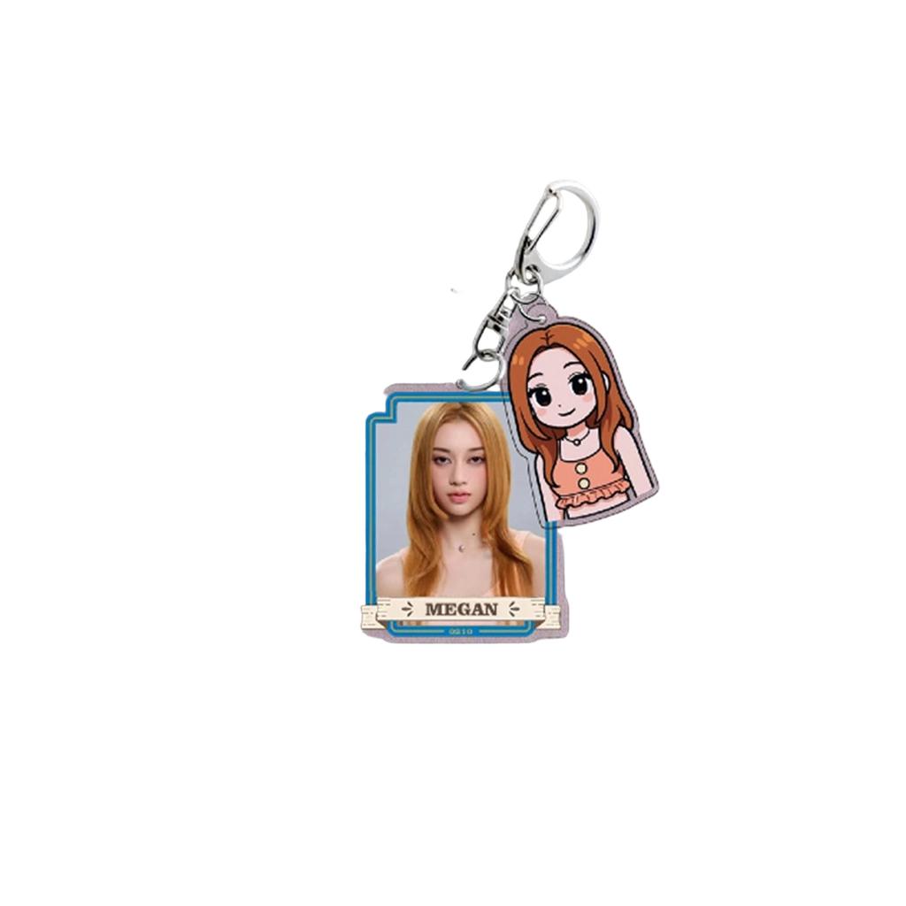 Girls Group Acrylic Keychain New Bag Pendant Accessories Jewelry