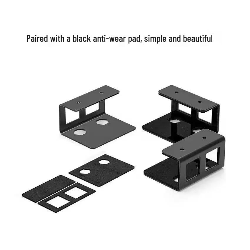 

Under-Desk Metal Laptop Hanging Storage Stand Laptop Storage Rack чёрный