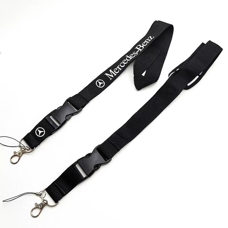CSF1 Benz Lanyard Keychain Sticker For Mercedes AMG W203 W204 W205 W212 W213 W221 W222 W223 W176 W177 W246 A B C E CLA GLA GLC