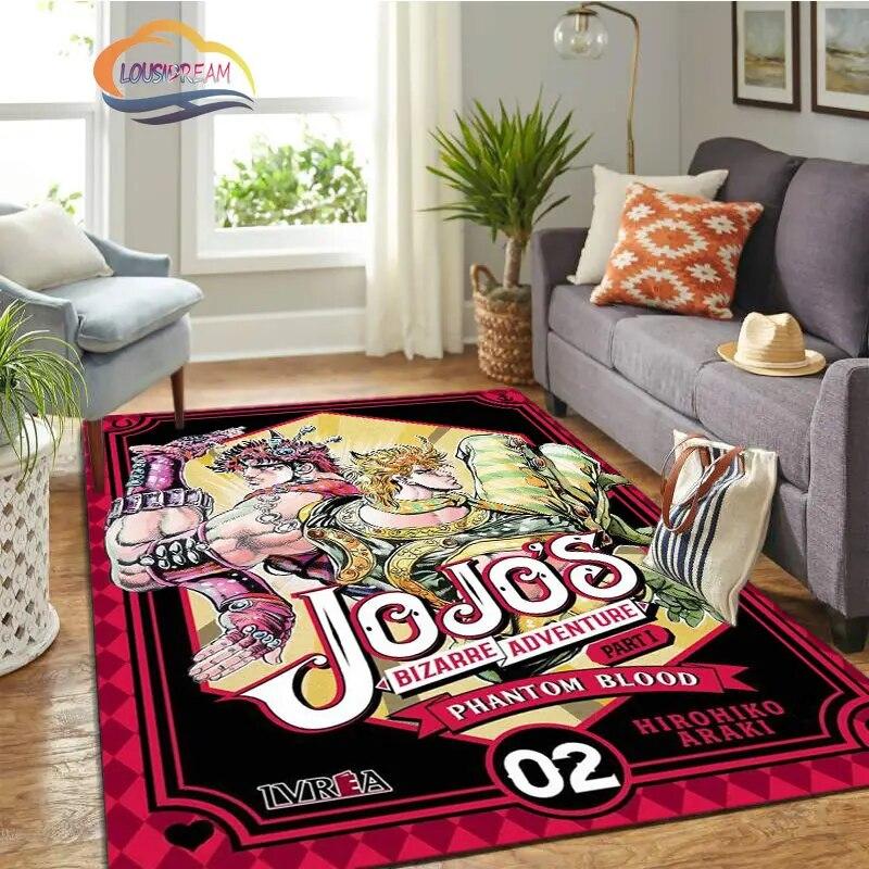 JoJo's Bizarre Adventure Stone Ocean Series Anime Carpet and Rug Living Room Large Area Decoration Sofa Mat Bedroom Doormat.