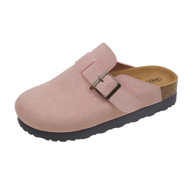 Women's 4.5cm Birkenstock Spring 2025 Closed-Toe Thick-Soled Mule Sandals Suitable for Outdoor and Leisure Activities