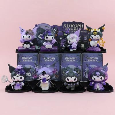 Sanrio Kuromi Blind Box Werewolf Kill Series Action Figure Dolls Anime Figures Surprise Bag Cute Model Fans Collection BlindToy