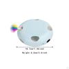 Cat Feather Toy Interactive Automatic Motion Seek Game Rechargeable Pet Plaything for Indoor