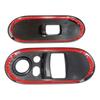 Carbon Fiber Pattern Window Control Panel Trim for F56 3-Door 2014-2024, ABS Accent Cover Pair with Adhesive Backing for Front Door Area