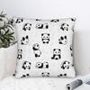 Panda Animal Pillowcase Polyester Cushion Cover Decoration Pillow Case Cover Bedroom Drop Shipping 40*40Cm