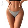 Women's Pure Cotton Seamless Thong - Sexy, Butt-Lifting, Breathable, Low-Rise Panties