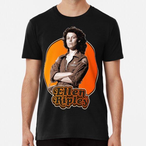 Retro Ellen Ripley Alien Tribute T-Shirt S-5XL Best T-Shirt