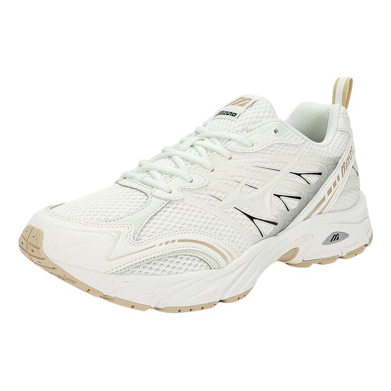 Mizuno LG 2000 Durable Slip Resistant Shock Absorbing Low Top Running Shoes Unisex sneaker Off-White Silver D1GH230201