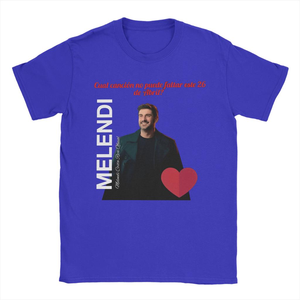 Men Rapper Melendi T-Shirts 2025 Album Tour Cotton Clothes Summer  T Shirt O-Neck Fashion Casual Tee Shirt Plus Size 5XL 6XL