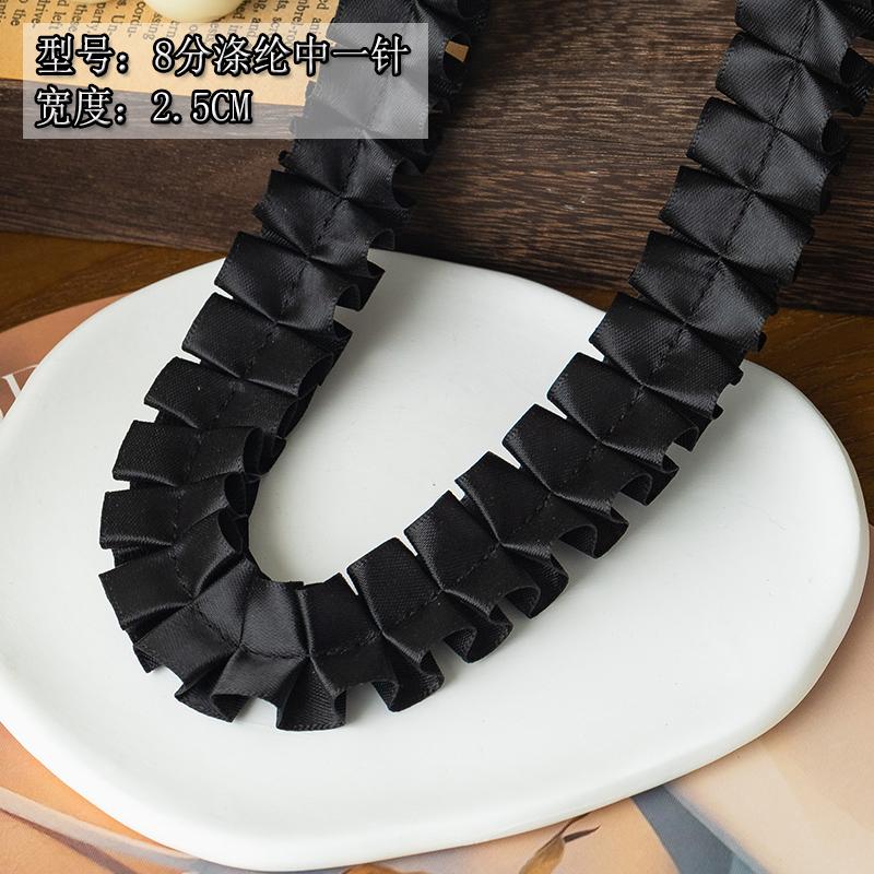 2Meters Black Lace Ribbons Trim For Party Dress Decor Fabric DIY Apparel Sewing Supplies Clothing Collar Cuff Needlework Crafts