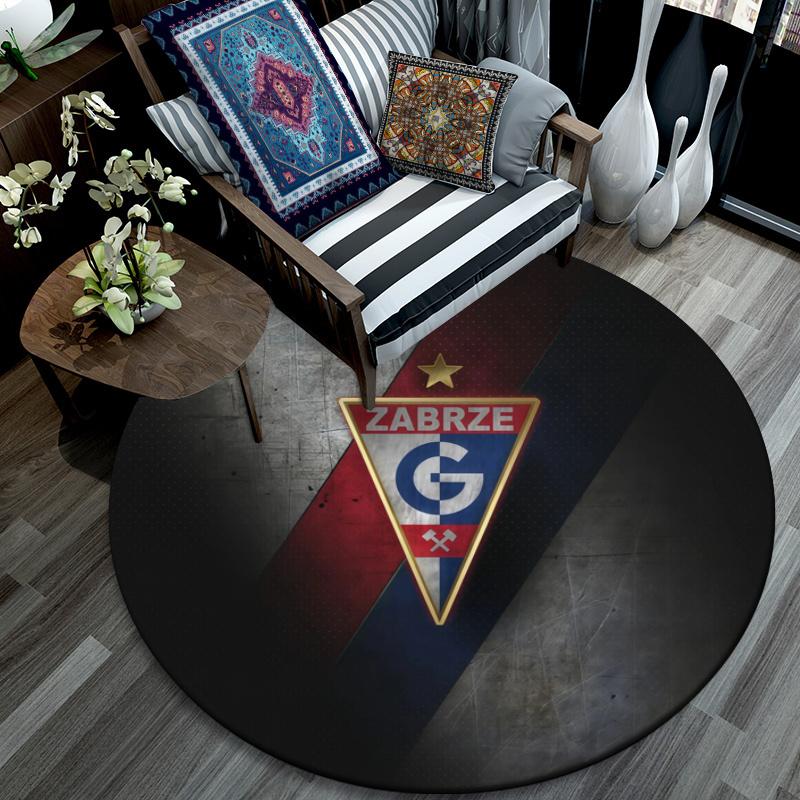Gornik Zabrze pattern round rug,Carpet Rug for Living Room Bedroom Playroom ,Non-slip Floor Mat,Holiday Gifts and Birthday Gifts.