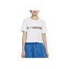 Sportswear Round Neck Pullover Comfortable Casual Sports Short Sleeve Drop Shoulder T-Shirt Women T-Shirt White HF4616-100